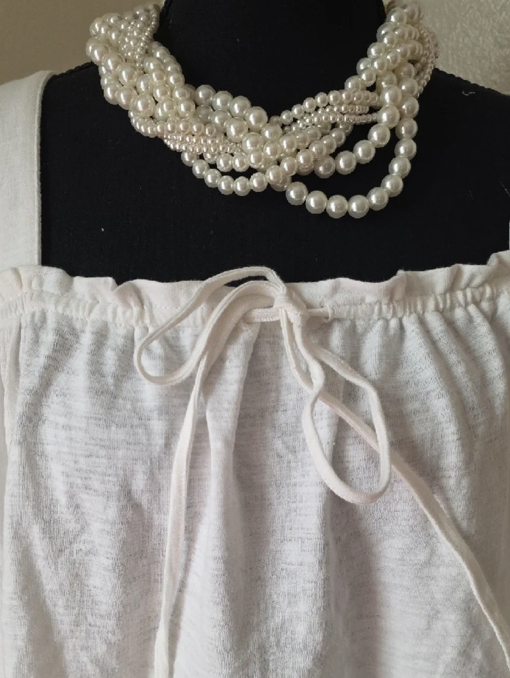 HEIMISH USA White Tiered Eyelet Camisole Top - Picture 2 of 5